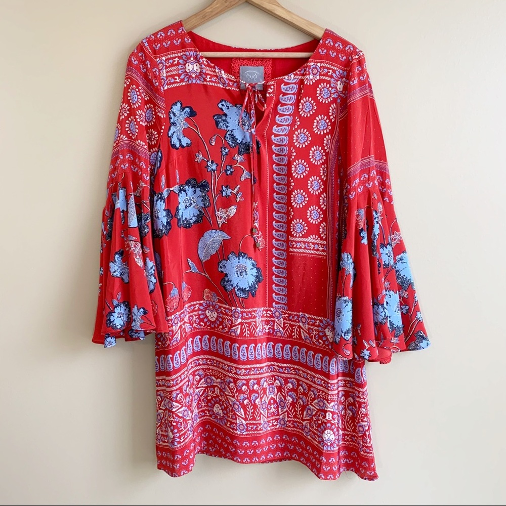 Vanessa Virginia 100% Silk Dress Bell RELISTED - Picture 2 of 11